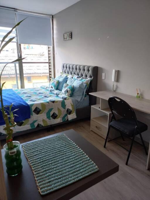 Apartaestudio Chapinero Balcon Apartment โบโกตา ภายนอก รูปภาพ