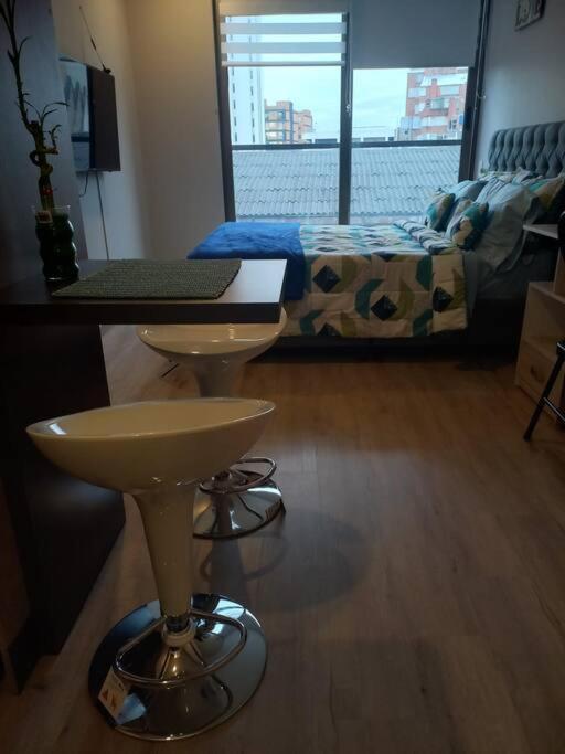 Apartaestudio Chapinero Balcon Apartment โบโกตา ภายนอก รูปภาพ